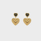 Heartbeat Gold Earrings