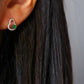 Zirconia Jade Gourd Dazzle Earrings