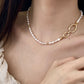 Vintage Style Baroque Pearl Choker Necklace