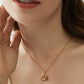 Water Drop Necklace with Zircon