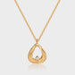 Water Drop Necklace with Zircon