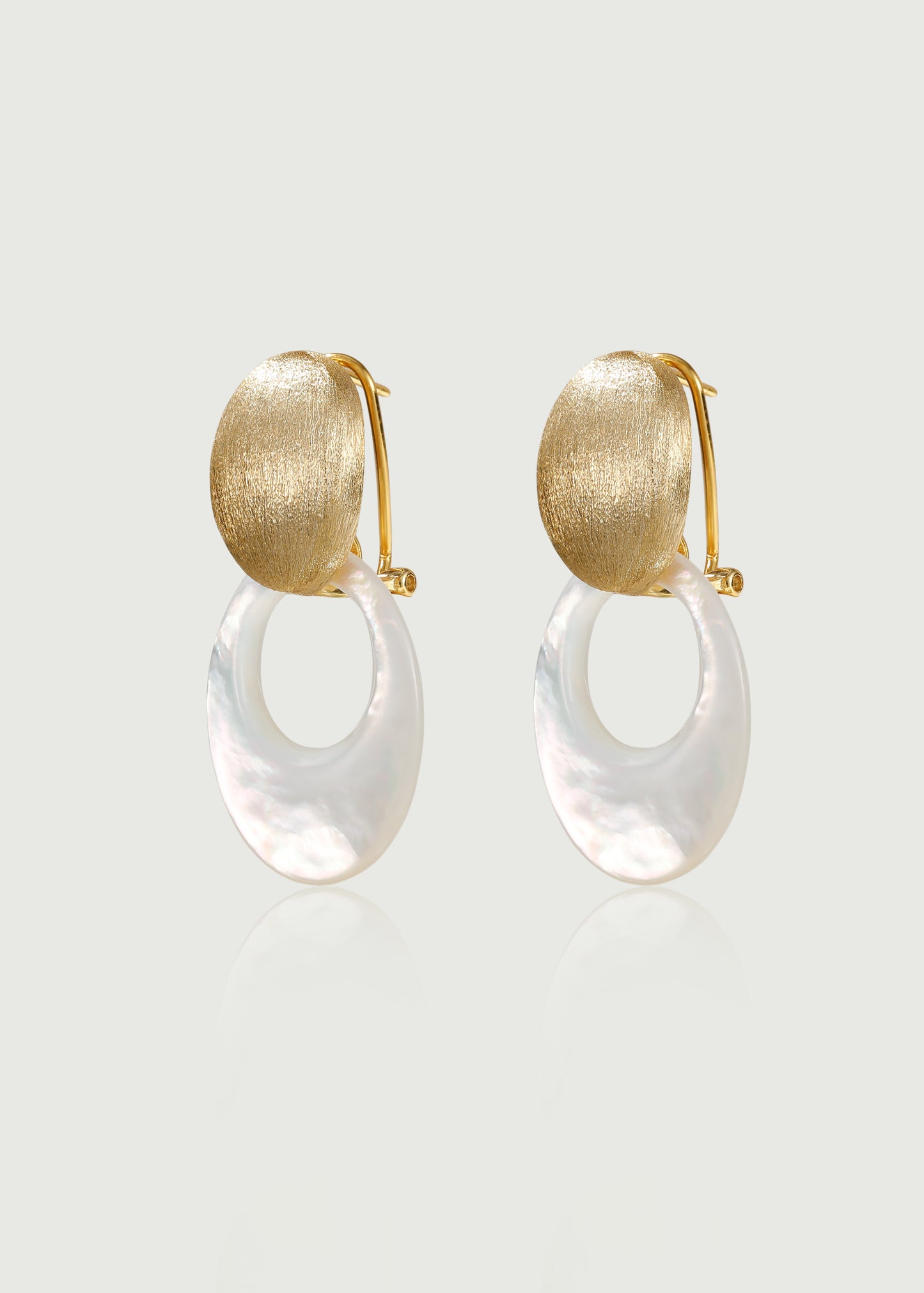 Mother of Pearl Statement Earring