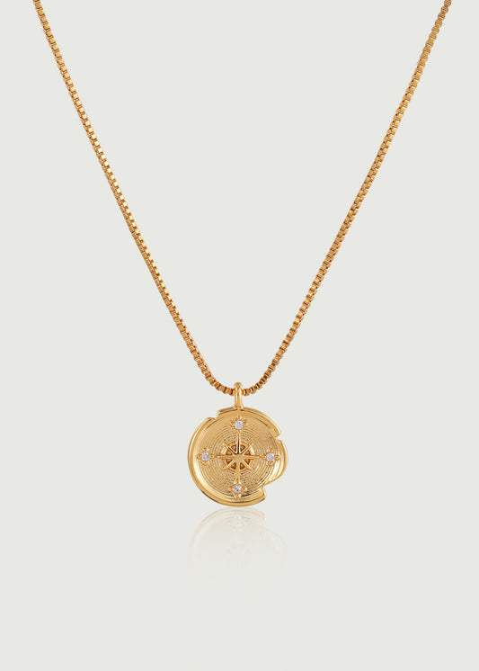 Star Necklace 14K gold platted